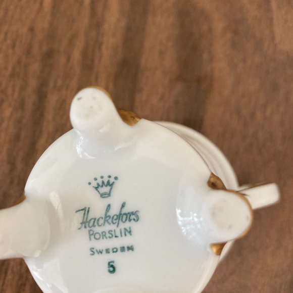 Vintage espresso cup - Hackefors Porslin made in Sweden - Picture 4 of 4